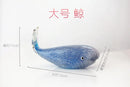 GobekUsa Handmade Crystal Sika Deer Figurine Blown Glass Animal Craft Home Decor