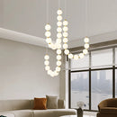 GobekUsa Brass Round LED Pendant Lights Adjustable Wire Copper Aluminium Lamps