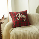 GobekUsa Christmas Plaid Print Pillow Case Set - Festive Holiday Home Decor