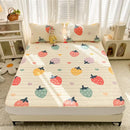 GobekUsa Cartoon Print Silky Mattress Set: 4-Layer Quilted Breathable Cushion