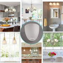 GobekUsa Frosted Glass Shade for E27 E26 Ceiling Fan Wall Light Pendant Lamp