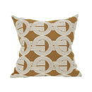 GobekUsa Geometric Jacquard Cushion Cover | Modern Light Luxury Pillowcase | Decorative Home Accent