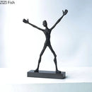 GobekUsa Abstract Couple Statue for Desk Decoration and Room Aesthetics