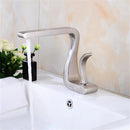 GobekUsa Gold Basin Faucet: Modern Brass Bathroom Mixer Tap for Hot/Cold Water