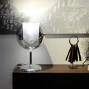 GobekUsa Gold Chrome Glass Table Decor Lamp for Luxury Living Room, Villa, Store, Cafe