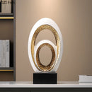 GobekUsa Gold Abstract Art Sculpture Desk Ornaments Minimalism Aesthetics Decor