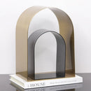 GobekUsa Golden Arches Metal Sculpture Room Decoration Geometric Handicraft Figurine