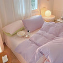 GobekUsa Cotton Queen Bedding Set: Duvet Cover, Sheets, Quilt Cover, Pillow Covers -Soft & Comfortable