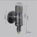GobekUsa Black Copper Brass Washing Machine Faucet Single Cold Wall Mounted Bibcock