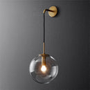 GobekUsa Glass Ball LED Wall Light for Bedroom Decoration and Living Room Fixtures