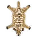 GobekUsa Boho Black Bear Rug 80x120cm: Hand Tufted Animal Shaped Area Carpet