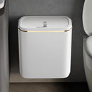 GobekUsa Kitchen Trash Can Wall Mounted Hanging Bin with Lid