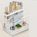 GobekUsa Kitchen Storage Shelf: Multi-Functional Knife Holder & Sink Rack