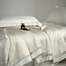 GobekUsa Leopard Jacquard Summer Quilt Bedding Set with Bed Sheet & Pillowcase