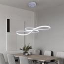GobekUsa Acrylic Chandelier LED Ceiling Light Minimalist Design for Dining Room