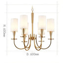 GobekUsa Copper Chandelier Lights for Living Room, Kitchen, and Bedroom