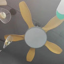 GobekUsa 52" DC Ceiling Fan Light Remote Control LED Living Bedroom 220V 110V
