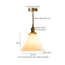 GobekUsa Green Glass LED Pendant Light for Home Decor and Cafe Lighting