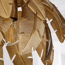 GobekUsa Gold Leaves Chandelier Small Pendant Lighting for Kitchen Island Hallway E27 Socket