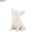 GobekUsa French Bulldog Ceramic Sculpture Miniature Figurine Desk Decoration Ornament