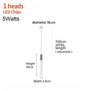 GobekUsa Crystal LED Pendant Light: Luxury Lighting Fixture for Living Room, Bedroom, Hotel & Shop