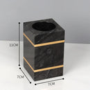 GobekUsa Black Marble Bathroom Accessories Set
