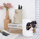GobekUsa Desktop Organizer Pen Glasses Makeup Holder Character Statue Resin Ornaments