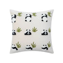 GobekUsa Cartoon Abstract Embroidery Cushion Cover 45*45 Soft Velvet Throw Pillow Case