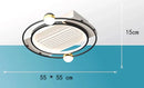 GobekUsa Kids Bedroom Ceiling Fan with Remote Control and Modern LED Light