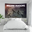 GobekUsa Imagine Dragons Band Poster Tapestry Rock Singer Wall Art Banner Decoration