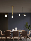 GobekUsa Glass Ball Pendant Chandelier: Stylish LED Hanging Lights for Dining Room, Kitchen, & Bar.