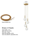 GobekUsa LED Glass Ball Chandelier: Stylish Lighting for Home, Hotel, and Indoor Spaces