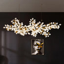 GobekUsa Gold Grape Chandelier Glass Pendant Lights for Living Room & Dining Room