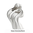 GobekUsa Ceramic Curl Sculpture Decor Modern Porcelain Figurine Room Decoration