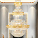 GobekUsa Crystal Chandelier: Villa High Living Room Luxury Lighting