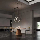 GobekUsa Bamboo Pendant Lights: Nordic Loft Stair LED Luminarias for Minimalism Decor