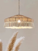 GobekUsa Handmade Rattan Pendant Lights - Nordic Style Chandelier for Home Decor