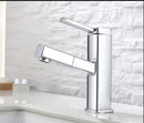 GobekUsa Bronze Basin Faucet: Hot & Cold Deck Mounted Bathroom Sink Mixer Tap