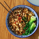 GobekUsa Blue and White Ceramic Soup Bowl - Perfect for Noodles and Soups