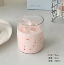 GobekUsa Clear Glass Coffee Cup Set - Heat-Resistant Borosilicate, Ideal for Hot/Cold Drinks
