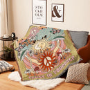 GobekUsa Gothic Thread Blanket Throw Tapestry - Versatile Home Decor & Outdoor Essential