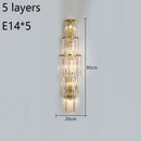 GobekUsa Crystal Wall Lamp: Elegant Lighting for Luxury Hotel, Club, Villa, Living Room, Office, Banquet