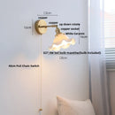 GobekUsa Ceramic LED Wall Lights with Pull Chain Switch for Bathroom Mirror