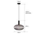 GobekUsa Colorful Glass Pendant Lights Living Room Bedside Lamp LED Hanging Lighting