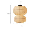 GobekUsa Japanese Wabi Sabi Fabric Pendant Light: Traditional and Creative Lighting for Dining Room
