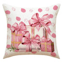 GobekUsa Christmas Pillowcase: Santa Claus Snowman Print for Living Room Sofa Decor