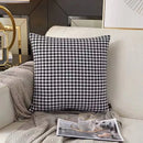 GobekUsa Houndstooth Plaid Pillow Cover - Nordic Style for Home, Bedroom, Sofa deco