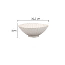 GobekUsa Ceramic White Glaze Dinnerware Set