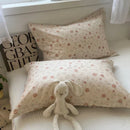 GobekUsa Korean Floral Cotton Pillowcase 40x60cm, 48x74cm, 50x80cm, Home Cushion Cover