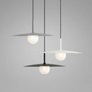 GobekUsa Flying Saucer Iron Chandelier for Bar Living Room Restaurant Café